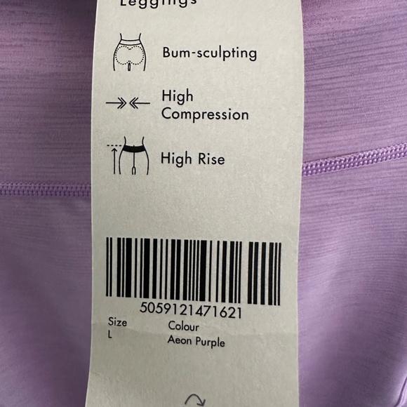 Sweaty Betty Super Sculpt 7/8 Leggings aeon purple size L NWT - Picture 10 of 10